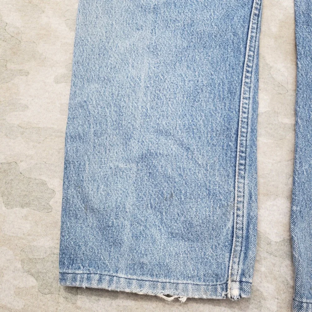 Vintage Levis 501 Jeans Mens 36x30 Blue Button Fly Straight Leg Workwear USA